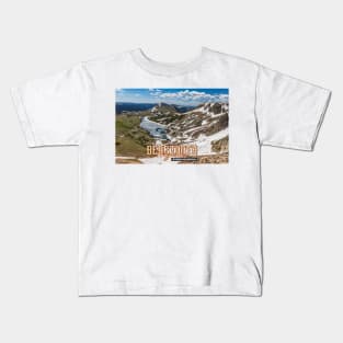 Beartooth Highway Wyoming and Montana Kids T-Shirt